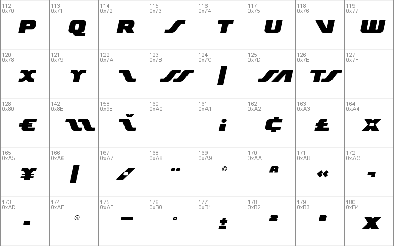 Federal Escort Semi-Italic