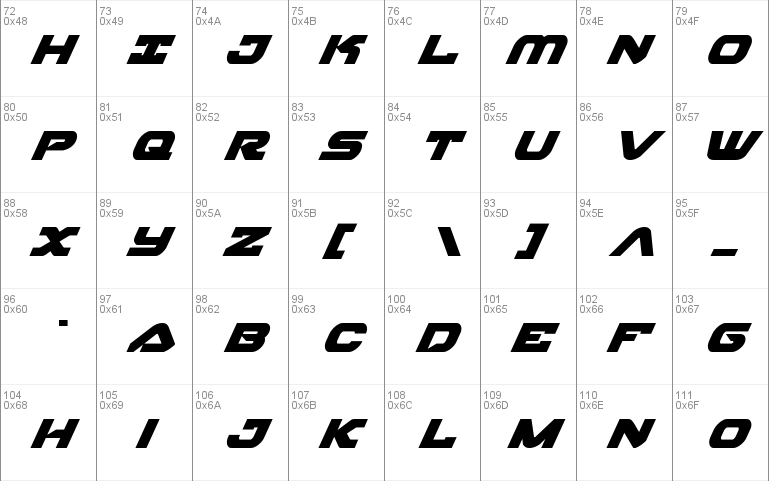 Skyhawk Super-Italic