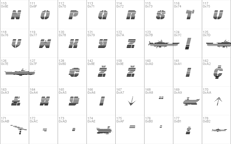Space Cruiser Scanlines Italic