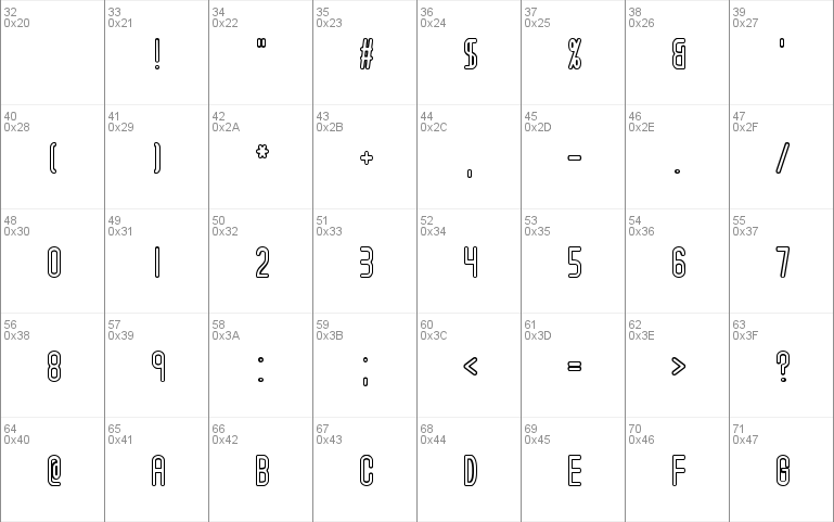 Lucid Type A Outline (BRK)