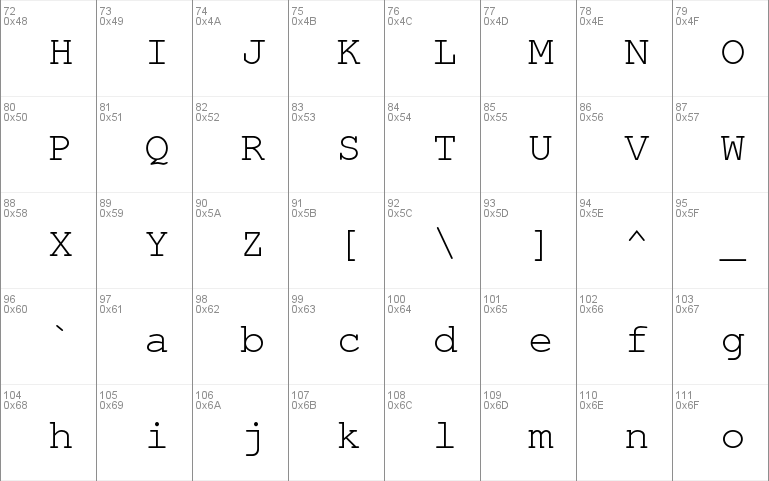 TeX Gyre Cursor