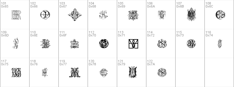 Intellecta Monograms Random Samples Ten 