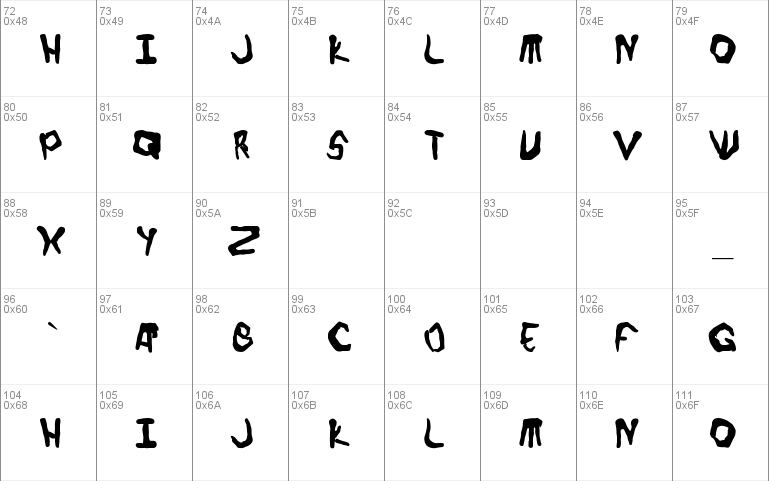 Finger_font