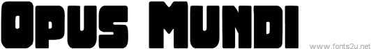 Opus Mundi Super-Italic