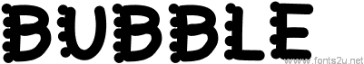 bubblefont