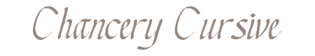 Chancerycursive