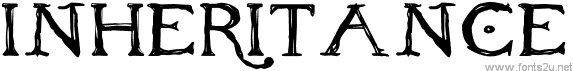 Inheritance Font