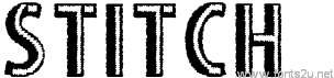 stitch font