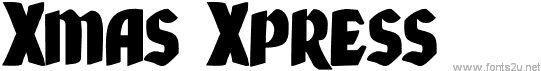 Xmas Xpress Expanded Italic