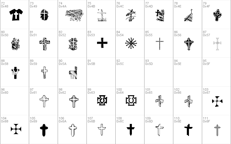 Christian Crosses V