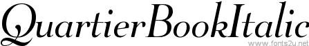 QuartierBookItalic