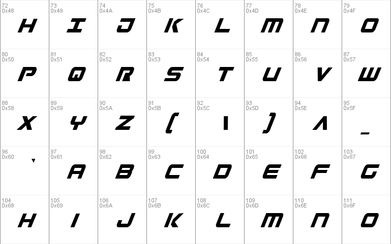 Gunship Condensed Ital