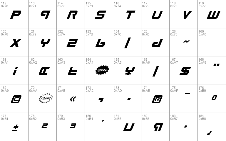 Gunship Condensed Ital