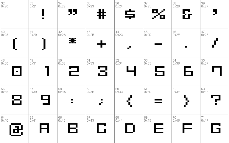 GAU_font_cube_R