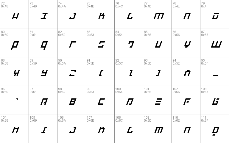 Repulsor Italic