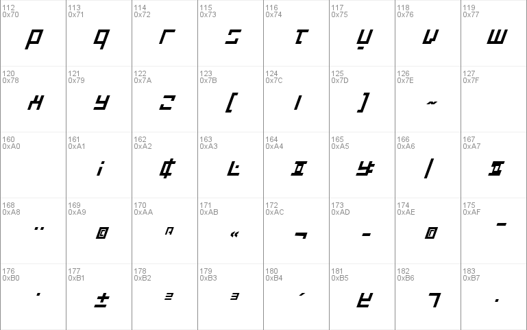 Repulsor Italic