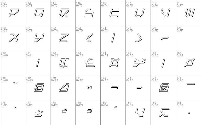 Federapolis Shadow Italic