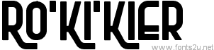 Ro'Ki'Kier Shadow Italic