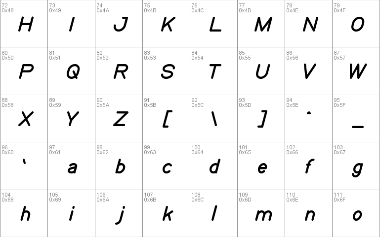 my font