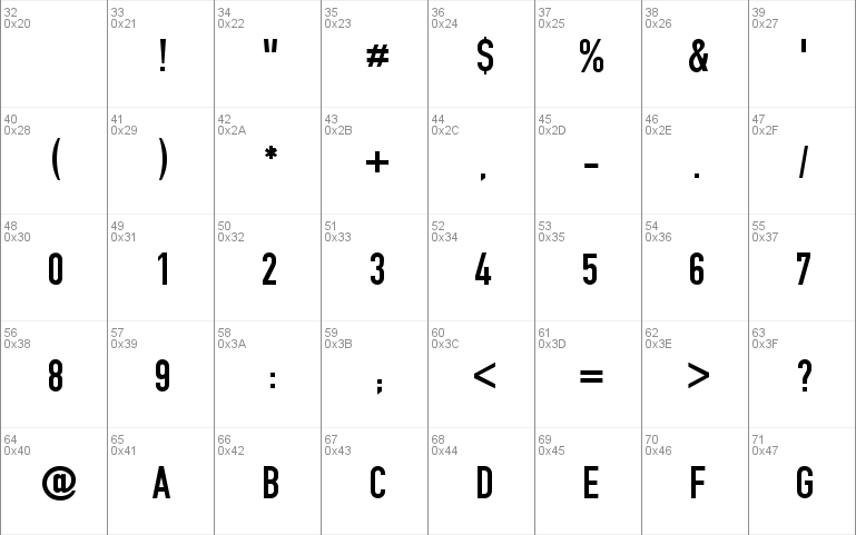 TGL 0-1451 Engschrift