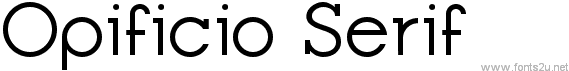 Opificio Serif