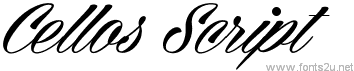 Cellos Script Personal Use Only