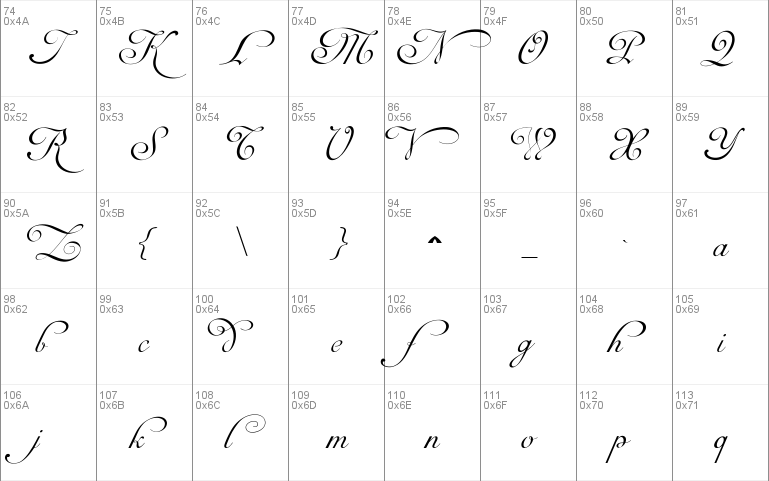 Mirella Script Limited Free Version.vfb