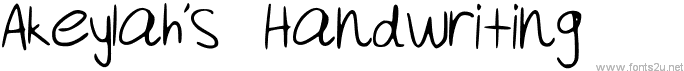 Akeylah__s_Handwriting