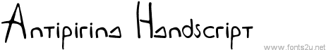 Antipirina Handscript