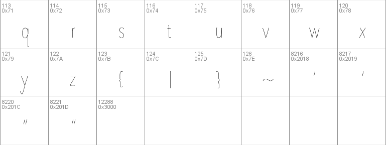 AvenirCondensedHand