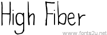 High Fiber