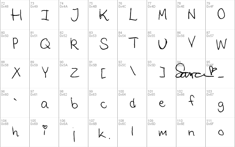 Saras Font 1