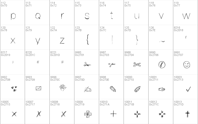 HelvetifrankDingbats