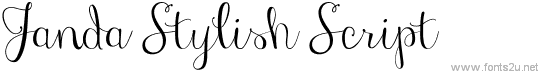 Janda Stylish Script