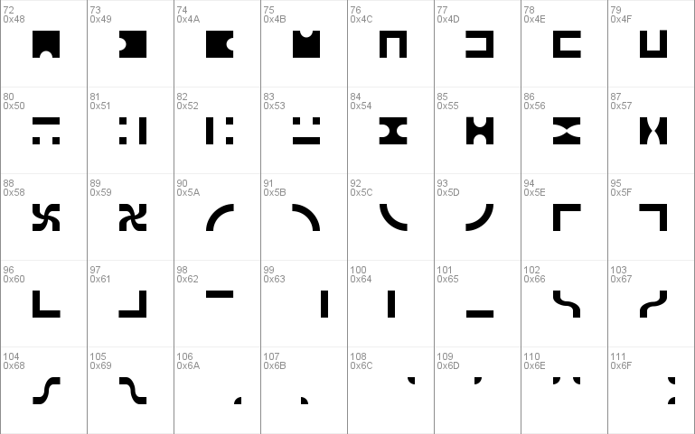 Bit Blocks TTF (BRK)