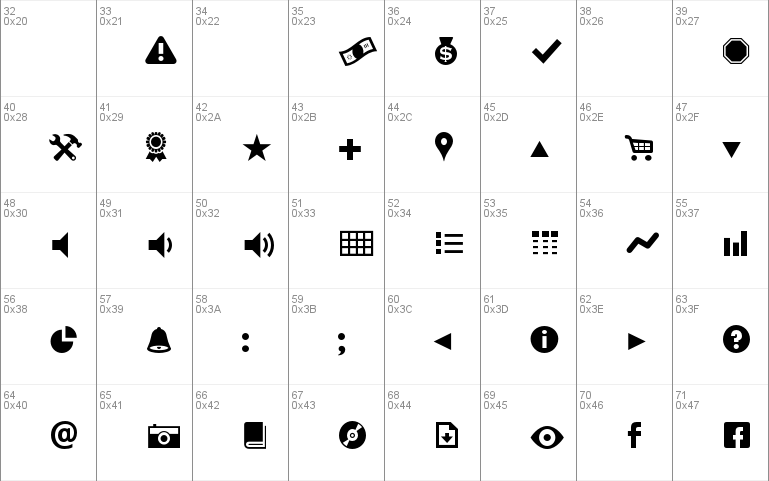 Modern Pictograms