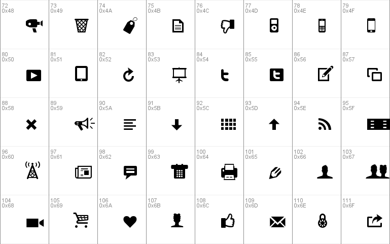 Modern Pictograms