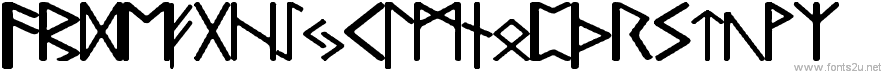 Pauls Real Celtic Rune Font