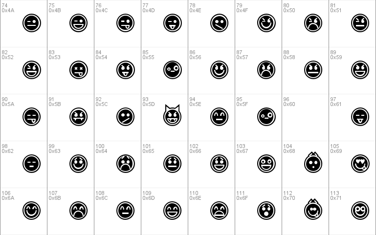 Emoticons Outline