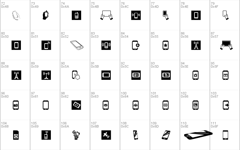 Smartphone Icons