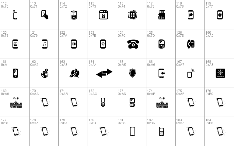 Smartphone Icons