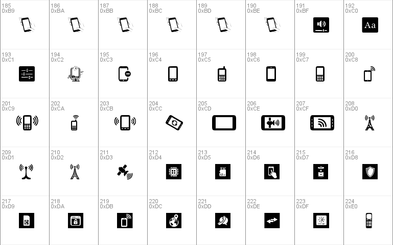 Smartphone Icons