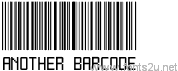 Another barcode font