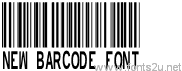 New Barcode Font tfb