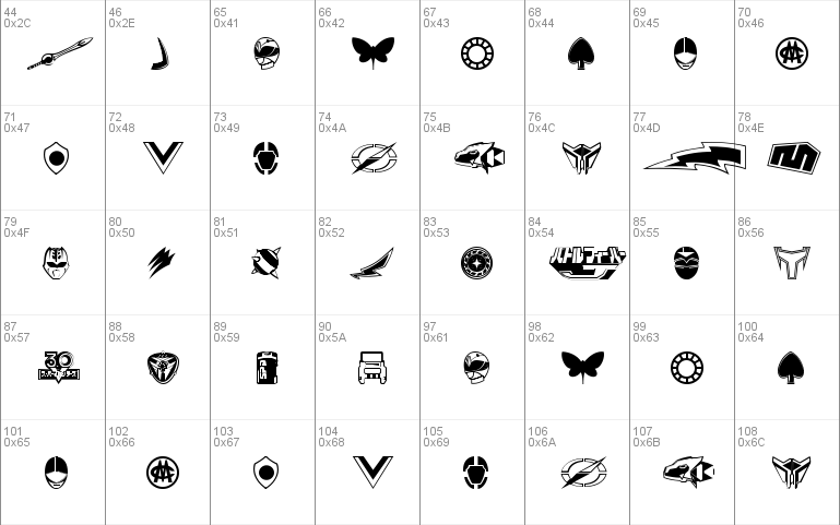 Sentai 30 Dingbats