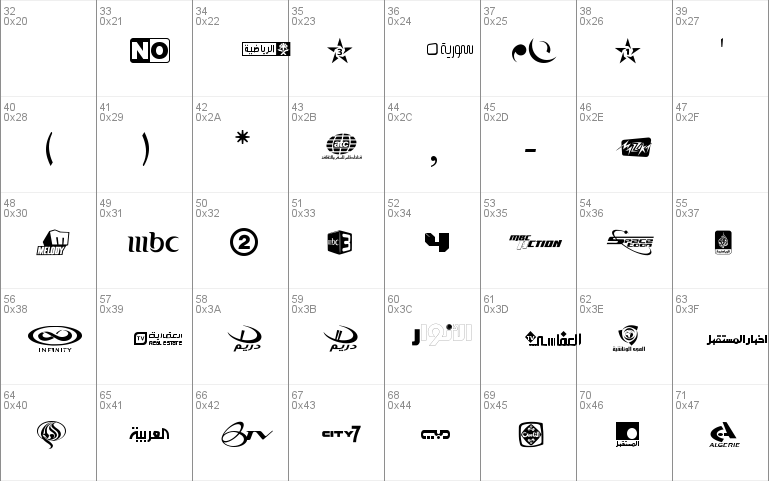 Arab TV logos