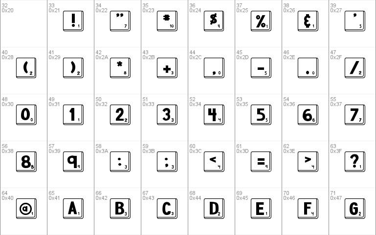 DJB Letter Game Tiles