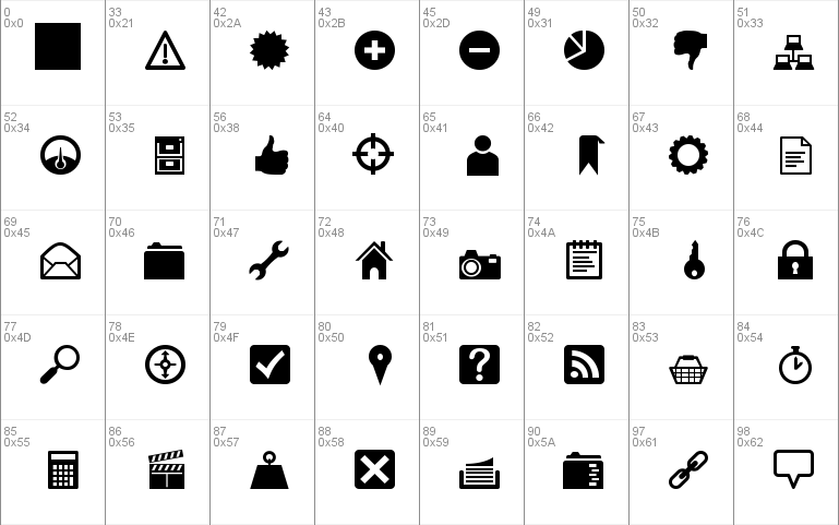 Heydings Common Icons