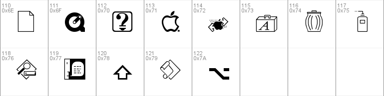 Mac Dingbats