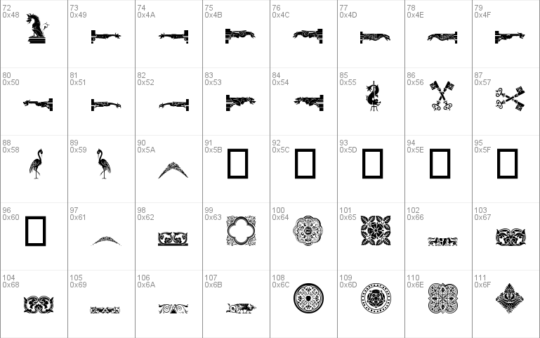 Medieval Dingbats